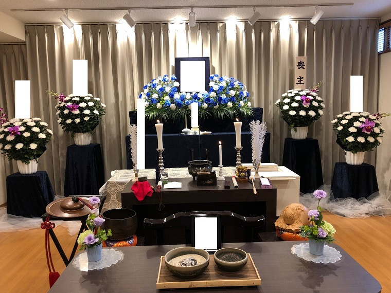 川崎でのお葬式ならお任せ下さい！百合ヶ丘家族葬ホールでの事例のご紹介 例6(2019年11月）