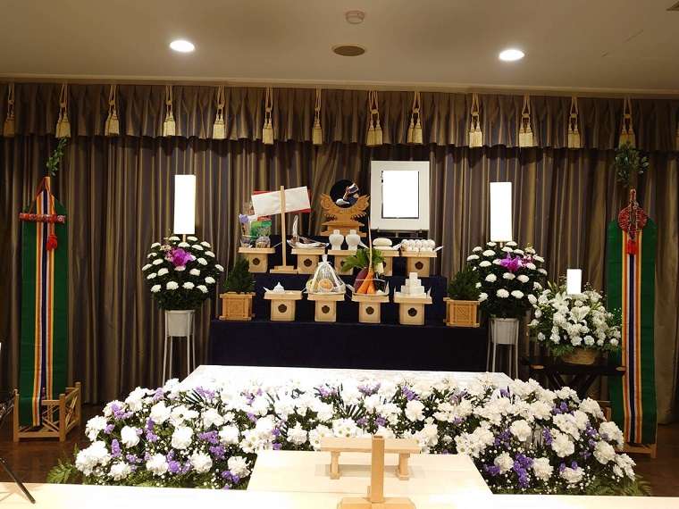 【世田谷区】東京メモリードホールにて神道のご葬儀をお手伝いさせて頂きました。